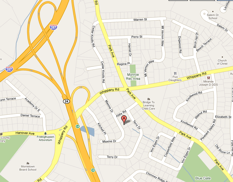 Prithu Dan Speers Directions to Morristown, NJ